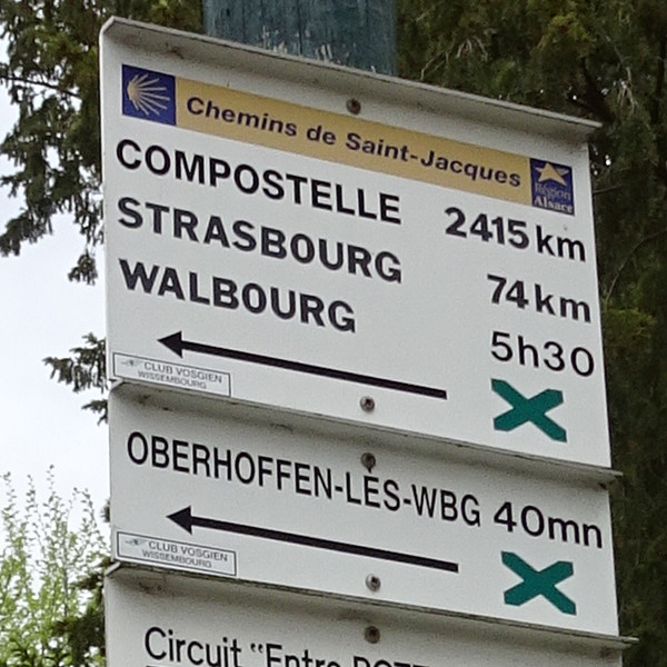 Jakobsweg, noch YYYY 2415 km bis Santiago de Compostela